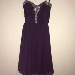 Purple homecoming dress